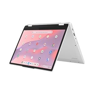 Lenovo Ideapad Flex 3 Chromebook – Ordenador portátil 12″ WUXGA (Intel N100, 8GB RAM, 128 GB SSD, Intel Graphics, Chrome OS) Gris – Teclado QWERTY español