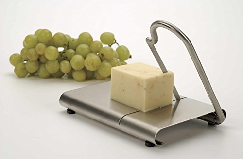 Rsvp CHZ BL International Endurance Collection Cheese Slicer, Guillotine Style Sleek Modern Design, Stainless Steel Blade, Non-Skid Feet, Dishwasher Safe thumb #1