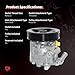 PHOBOOS Power Steering Pump Compatible with Subaru Forester 2011-2013 H4 2.5L, Wagon, with Outlet & Pulley, Smooth Steering, Low Noise, High Durability, Ref. 21-607