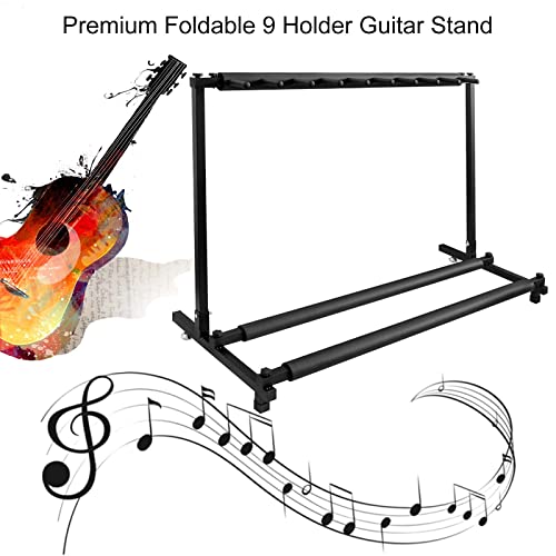 Vousile Support de Guitare de Rangement, Présentoir Basse, 9 Supports Multi Guitare pour Guitare Acoustique Électrique… - Les Beatles, Paul McCartney, John Lennon, RIngo Starr, George Harrison Vousile Support de Guitare de Rangement, Présentoir Basse, 9 Supports Multi Guitare pour Guitare Acoustique Électrique… – Image 3