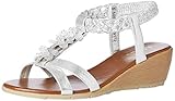 jj footwear gdansk  Lotus Damen Aiana Peeptoe Sandalen, Silber Silber JJ, 41 EU