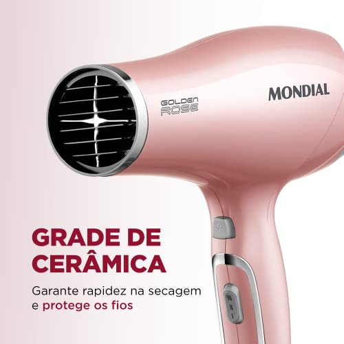 Secador de Cabelos, Mondial, Golden Rose, 2000W, 220V - SCN-32