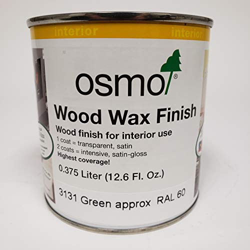 Osmo Wood Wax Finish Intensive, 3131 Mint Green - .375 Liter