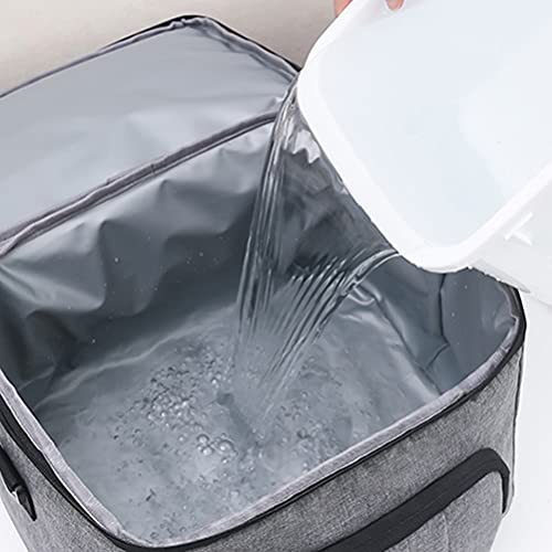 Hemoton Bolsa térmica isolada de tecido para entrega de alimentos, lancheira, caixa de transporte de