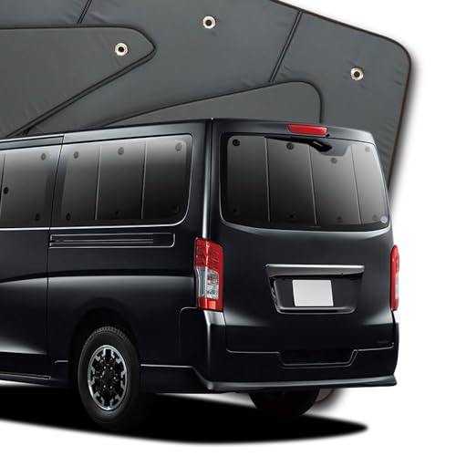 【10年使える品質へ】 趣味職人 プライバシー サンシェード 車 キャラバン NV350 E26系 リア 専用 カーテン 車中泊 グッズ 対応 『01s-b007-re』