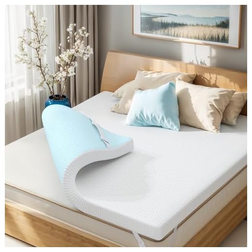 subrtex 3 Inch Gel-Infused Memory Foam Bed Mattress Topper High Density Cooling Pad Removable Fitted Bamboo Cover Ventilated Design-10 Years Warranty (Full)