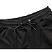 PIDOGYM Men's Slim Jogger Pants,Tapered Sweatpants for Training, Running,Workout with Elastic Bottom,Black,Medium