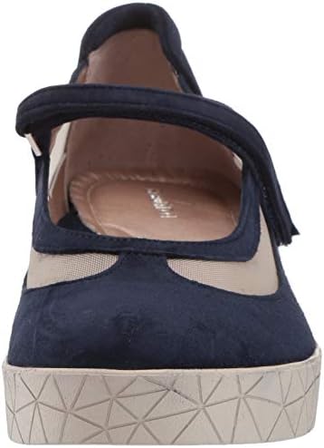 BeautiFeel Women's SHER Sneaker, Navy Suede Nude mesh, 360 Medium EU (5 US) | Image 1