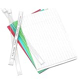 Mabis 160 Pack Refill Inserts for Mabis Softlink ID Comfort Bands (#190) Medical Alert Bracelets for Women and Men, Hospital and Medic Alert ID, Allergy Insert, Road Identification, Multi-Colored