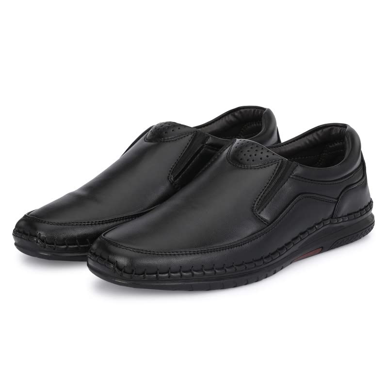 POS Planet of shoes Mens Black Synthetic Leather Formal Mocasin Shoe - 06 UK (B0BPYS94ZH) Amazon Price History, Amazon Price Tracker