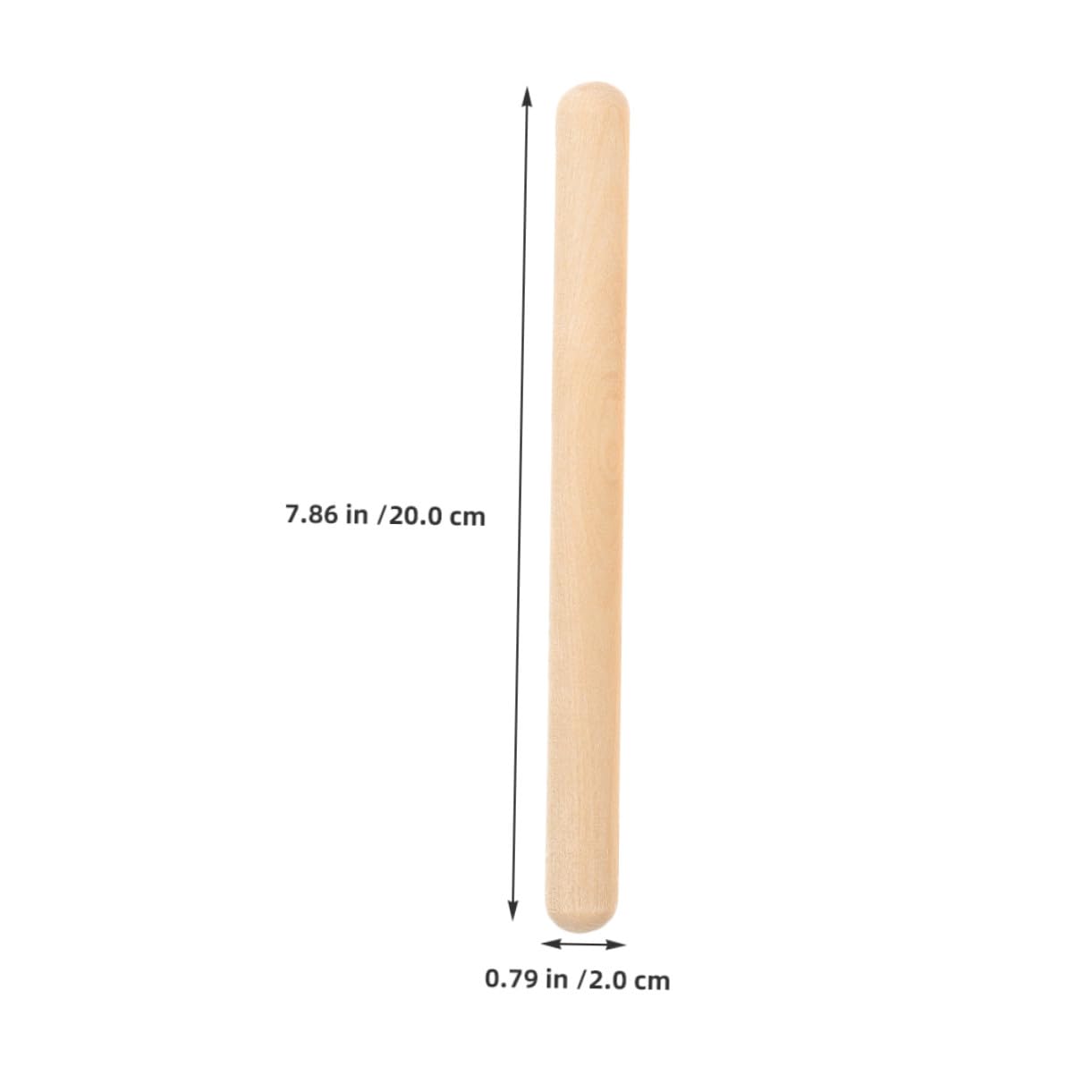 Didiseaon 32 Pezzi Bacchette Ritmiche in Legno Per Ragazzo Ragazza, Bastoncini Musicali Per Strumenti a Percussione, Set Educativo Per Gioco e Apprendimento Musicale Nelle Feste