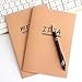ZZTX 4 Pack Blank Kraft Notebooks, Blank Paper Sketchbooks for Drawing Doodling Writing,Travel Journal Set, A5, 36 Pages, 8.3” X 5.5”