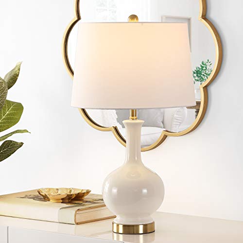 Lámpara de Mesa Cerámica SAFAVIEH 66 cm Crema miniatura 2