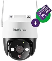 Câmera Inteligente iM7 + 3MP de Resolução com Cartão MicroSD 64GB Branca Intelbras