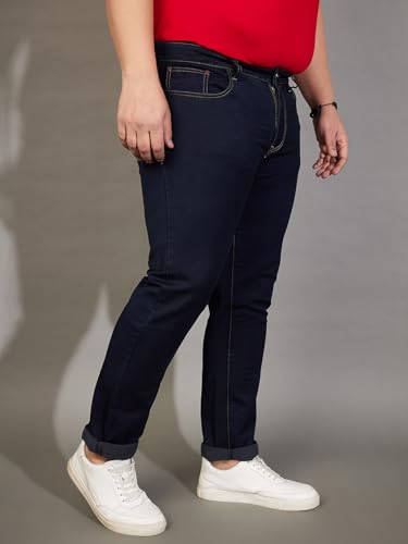 Image of Bigbanana Plus Size Men's Regular Fit Tinted Wash Jeans
