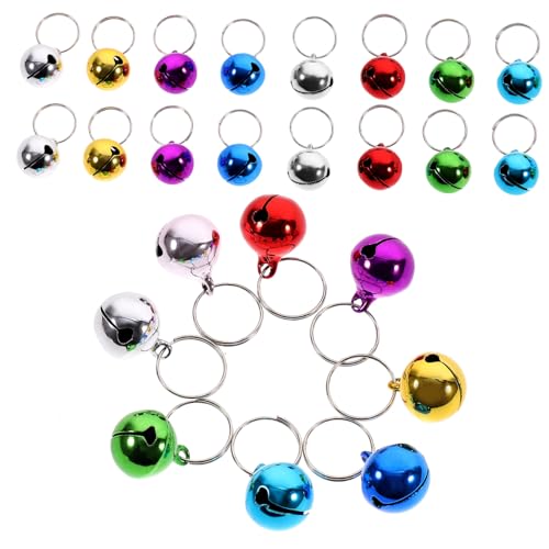 KALLORY 24 Unidades Sinos De Natal Para Artesanato Pequenos Sinos De Estimação Sinos Decorativos Cha