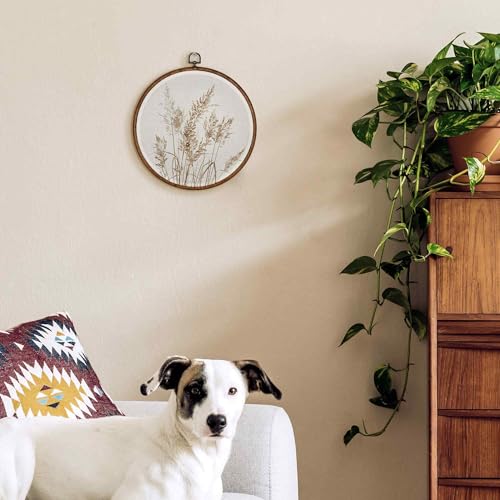 TLESKE-Beige-Rustic-Fall-Botanical-Round-Wall-Art-Decor-Boho-Autumn-Wildflower-Floral-Framed-Canvas-Prints-Wall-Art-Artwork-Neutral-Vintage-Wall-Hanging-Door-Decor-Decorations-for-Farmhouse-Bedroom-Li TLESKE Beige Rustic Fall Botanical Round Wall Art Decor Boho Autumn Wildflower Floral Framed Canvas Prints Wall Art Artwork Neutral Vintage Wall Hanging Door Decor Decorations for Farmhouse Bedroom Li