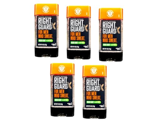 Right Guard Xtreme Defense 5 Antiperspirant Deodorant Gel, Fresh Blast, 4 Ounce (Pack of 5)