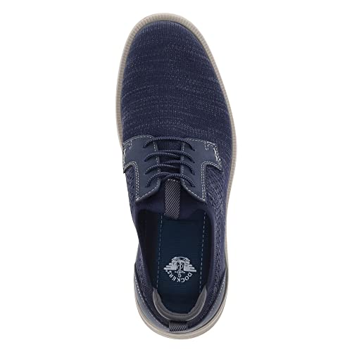 Image of DOCKERS Mens Andover Casual Oxford Shoe, Navy /Grey, 8.5 M