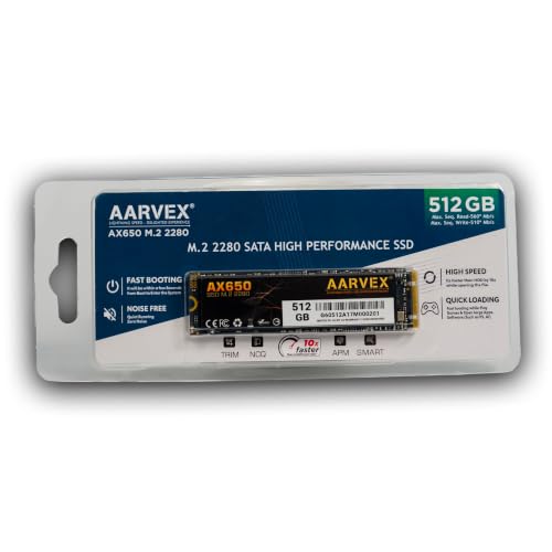 Image of AX650 512GB M.2 2280 Internal Solid State Drive, High-Speed 3D NAND Flash, Up to 550MB /s Read, Fast Boot & Reliable Storage Upgrade for Laptop, Desktop PC & Mini PC