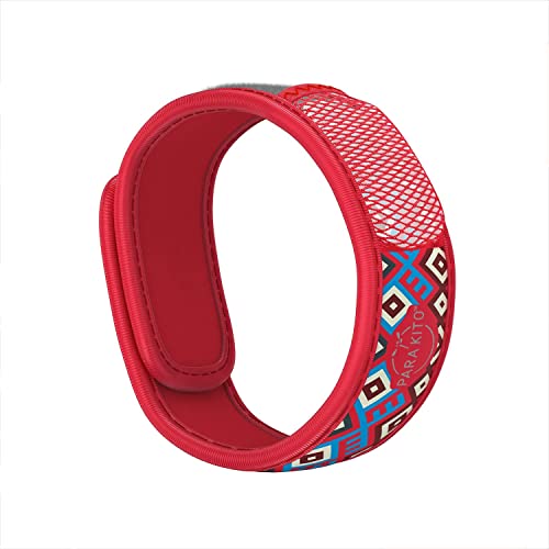 PARA'KITO Mosquito Insect & Bug Protection Wristband - Mosquito Stickers & Bug Spray Alternative - Summer Essentials, Beach Accessories, Hiking & Camping Essentials - Natural Essential Oils (Maya)