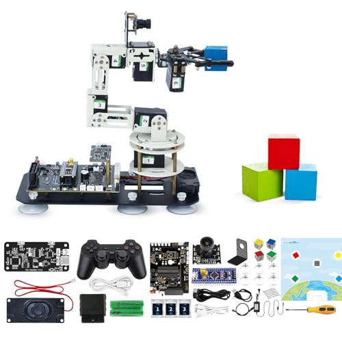 Image of Yahboom ROS2 6DOF Robotic Arm Embodied Intelligence, 3D Spatial Recognition, Virtual Machine PC Control, AI Large Model Voice Module