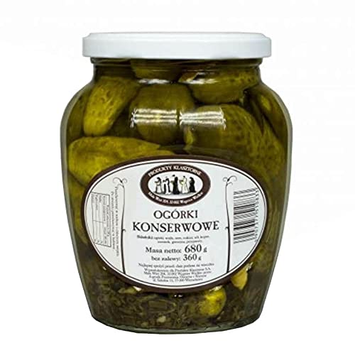 +Eingelegte Gurken 680 g / 360 g Produkty Klasztorne Cover
