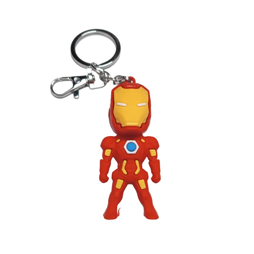 Anime Rubber Keychain with band |Batman, One Piece, superman, marvel hero, unicorn cute keyring for women and men gifts