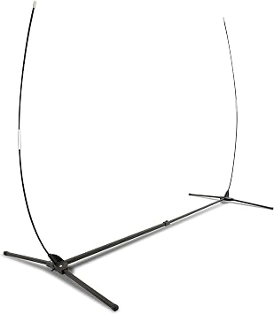 Bownet Bow Frame, Multi-Sport Replacement Frame for Practice Nets with Carry Bag, 7 x 7, Portable Composite Bow Poles with Steel Base, Fits Multiple Bownet Training and Protection Net Systems