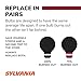 SYLVANIA - 168 Long Life Miniature - Bulb, Ideal for Interior Lighting - Map, Dome, Trunk, Cargo and License Plate (Contains 2 Bulbs)