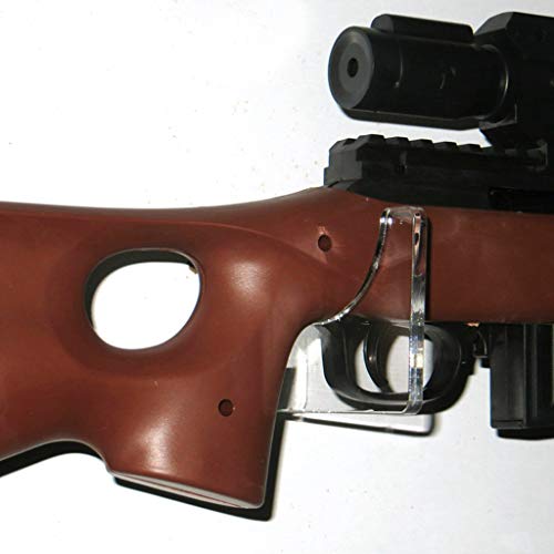 gazechimp Suporte para Arma de 2 Pares para Exibição Na Parede Ganchos para Espingarda Rifles Cabide