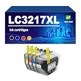 【Avec puce】Les cartouches d'encre de remplacement LC3217 sont équipées d'une puce et peuvent être installées et utilisées directement. Avant de commander, veuillez vérifier le modèle de votre cartouche d'encre d'origine et le modèle de votre imprimante afin de vous assurer de la compatibilité.