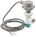 Gems Sensors FS-500 Series Polypropylene Flow Switch, J-Box with 5-Amp Relay, Elbow, Shuttle Type, 0.25 gpm Flow Setting, 3/4" NPT Female