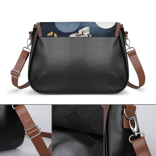 Fashion Leather Bag Travel Casual Shoulder Handbag With Adjustable Strap3