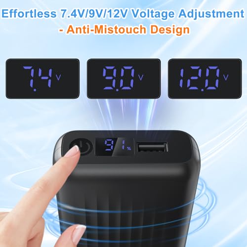 Batería portátil para chaleco térmico 18400mAh con salida USB y USB-C miniatura 3