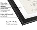 Americanflat 11x14 Black Diploma Frame - Displays 8.5x11 with Mat or 11x14 Inch Without Mat - Shatter-Resistant Glass - Hanging Hardware Included (2-Pack)