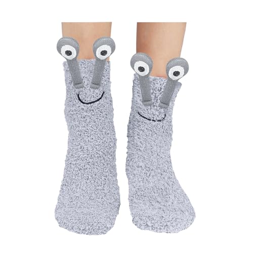 Image of Benefeet Sox Womens Girls Fuzzy Socks with Grips Soft Fluffy Slipper Socks Cute Cozy Winter Socks Christmas Halloween Gifts