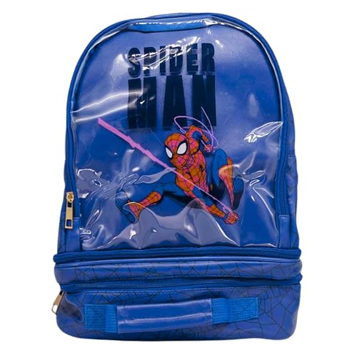 Zonacriativa - Mochila 3 em 1 Spider Man Marvel com lancheira térmica removível | Material resistente e ideal para carregar tudo nas aventuras de herói
