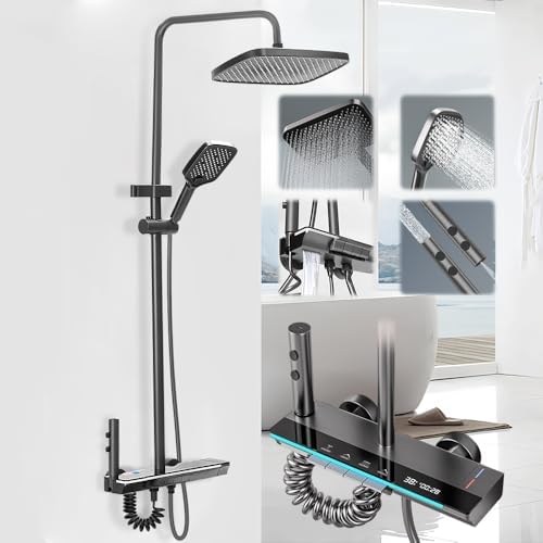 4 em 1 Conjunto de Chuveiro para Banheiro, Chuveiro Eletronico, I...