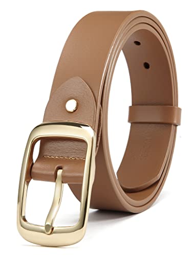CHAOREN Womens Belts for Jeans - Leather Belt Women 1.3