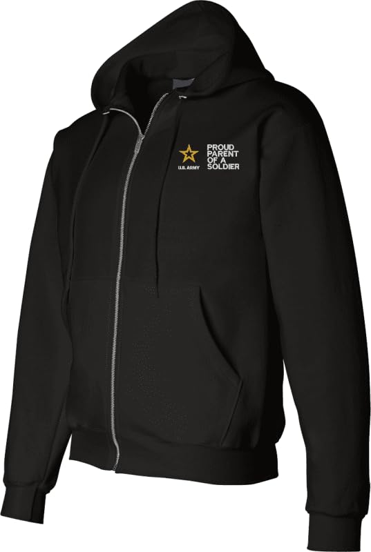 Proud Parent of a Soldier U.S. Army Full Zip Hoodie