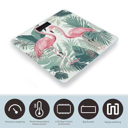 Báscula Digital para Baño con Pantalla LCD y Vidrio Templado miniatura 3