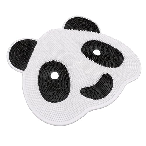 Alfombrilla exfoliante para pies forma panda antideslizante miniatura 1