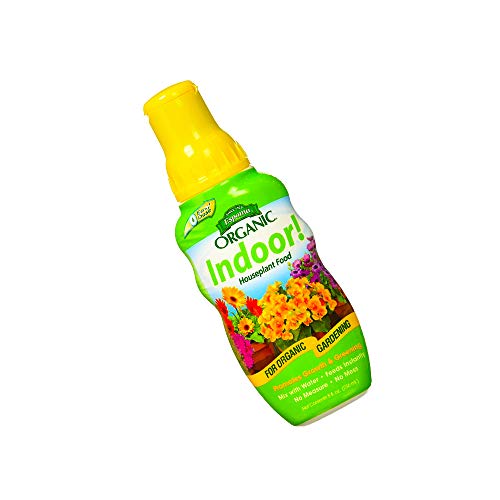 Espoma Organic 8 Ounce Concentrated Indoor! Plant Food - Indoor Plant Fertilizer for Large & Small Plants Like Pothos, Fiddle Leaf Fig, Monstera, Snake & Palms