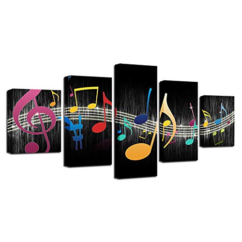 Impression sur toile 5 pièces idée cadeau pour salon et bureau