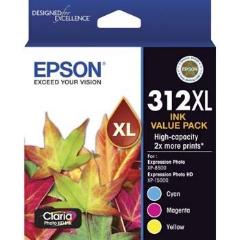 Cartouche Epson 312XL couleur pour résoudre les problèmes d'impression sur XP-8500