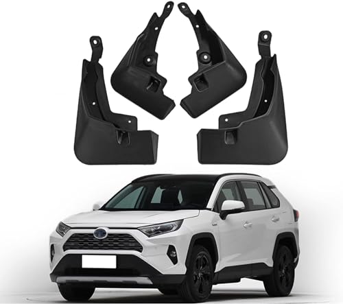 Kit De 4 Bavettes Avant/arrière Pour Toyota RAV4 2013-2018 - Protection Anti-éclaboussures Et Anti-corrosion En ABS Durable