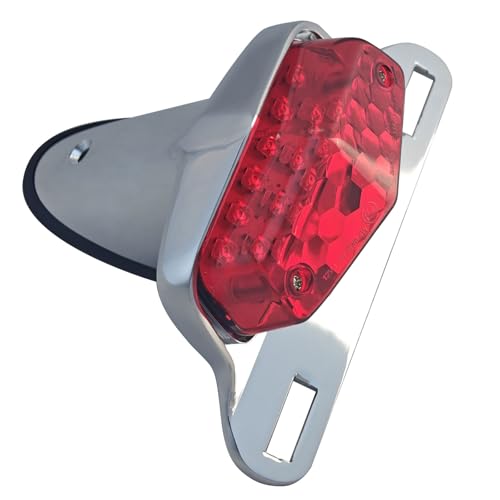 Feu arrière LED pour motos idéal pour les balades de style anglais