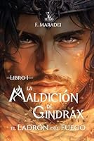 La Maldición de Gindrax y el Ladrón del Fuego: Parte 1. Un libro de fantasia, dragones y magia (La Estirpe Dorada) (Spanish Edition) B0D6WKMZVL Book Cover