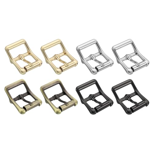 Boucles à rouleau anti-friction 21mm en métal noir pour réparer une ceinture